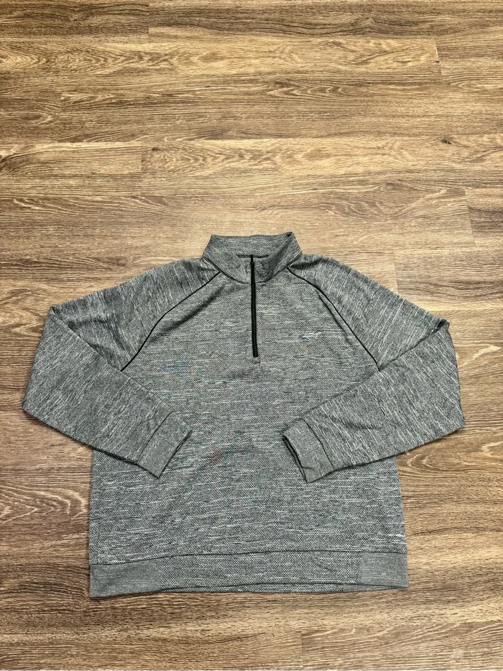Greg Norman Men’s XL Gray Heather Quarter Zip Golf Pullover Fleece